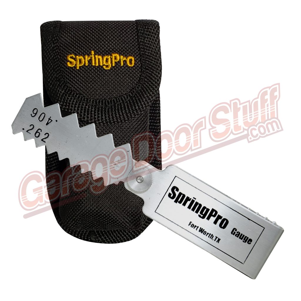 Garage Door Spring Measuring Tool