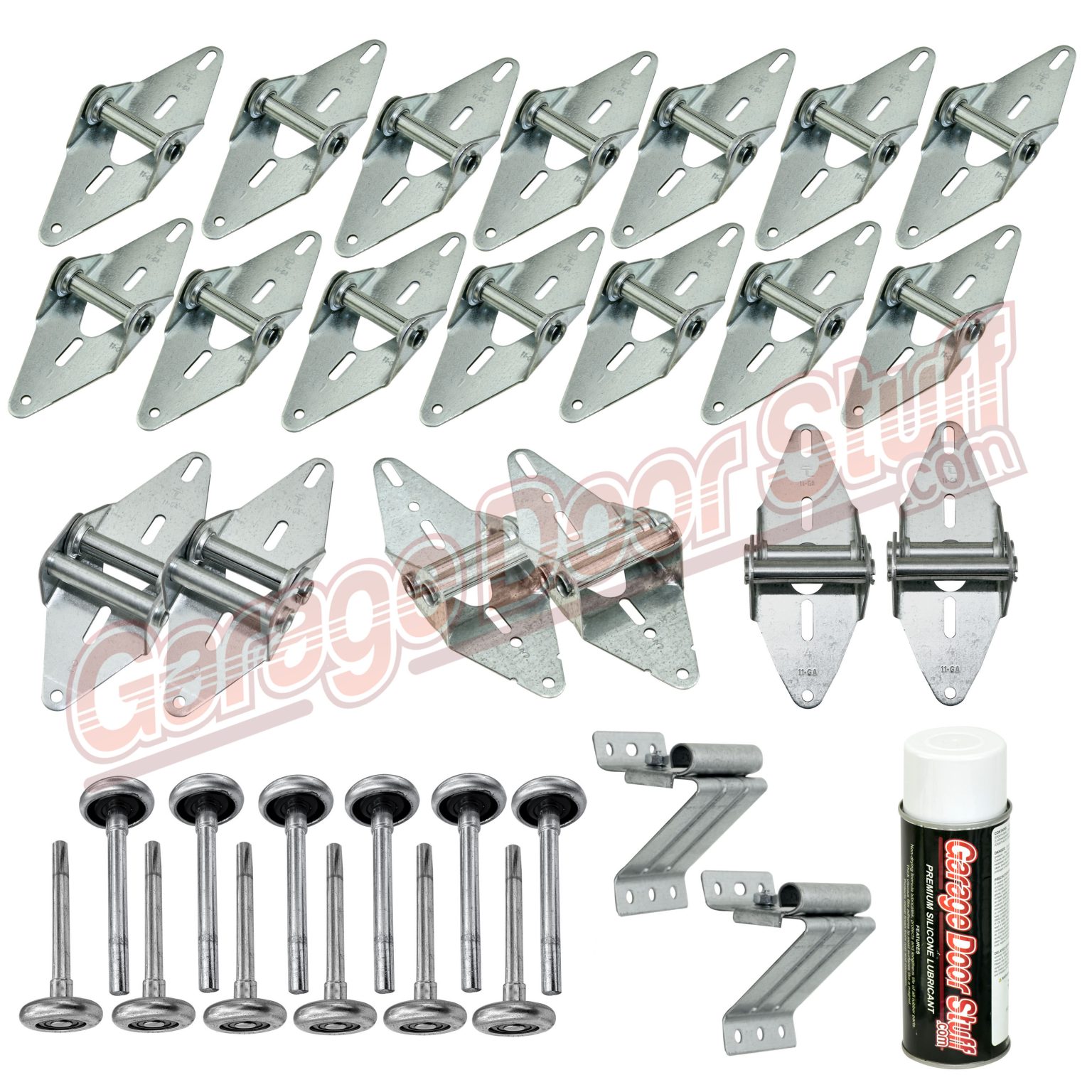 Garage Door Hinge And Roller Super Heavy Duty Kit 8 Tall Two Car Wide Garage Door Stuff 0836